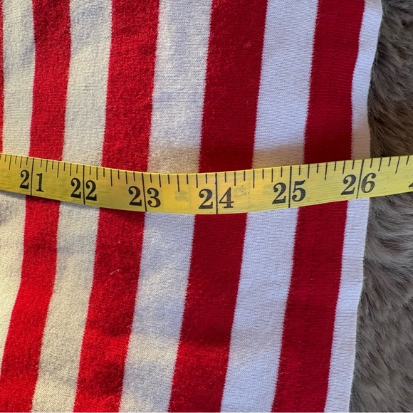 Hanna Andersson L Striped Red White Pajama Long Sleeve Top Christmas Festive - Picture 7 of 7
